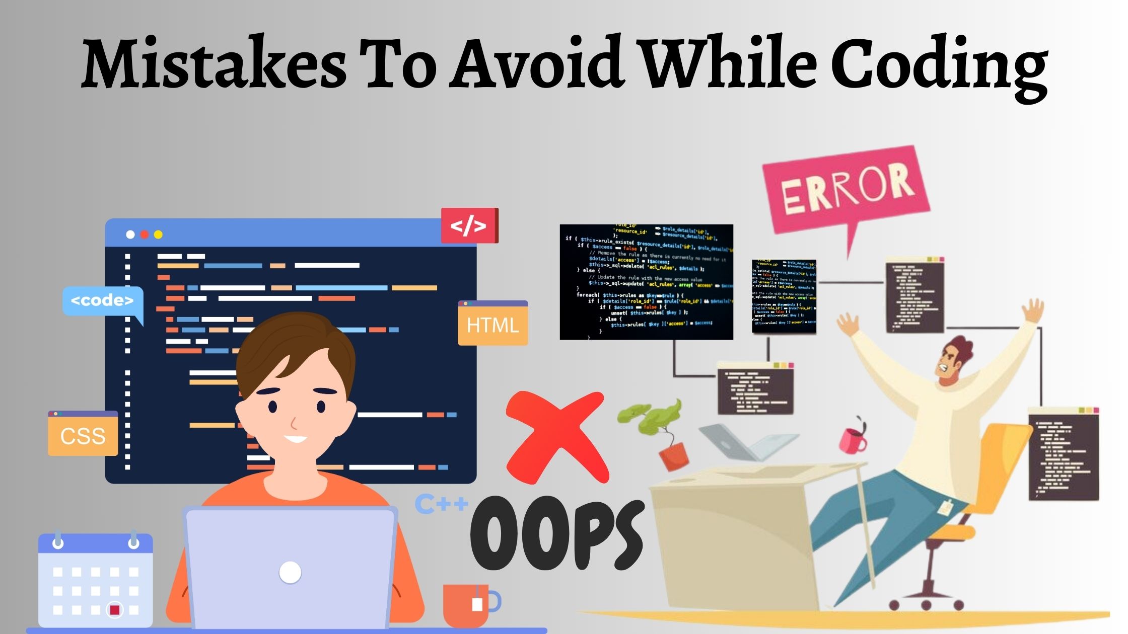5 Basic Mistakes Not To Commit While Web Coding
