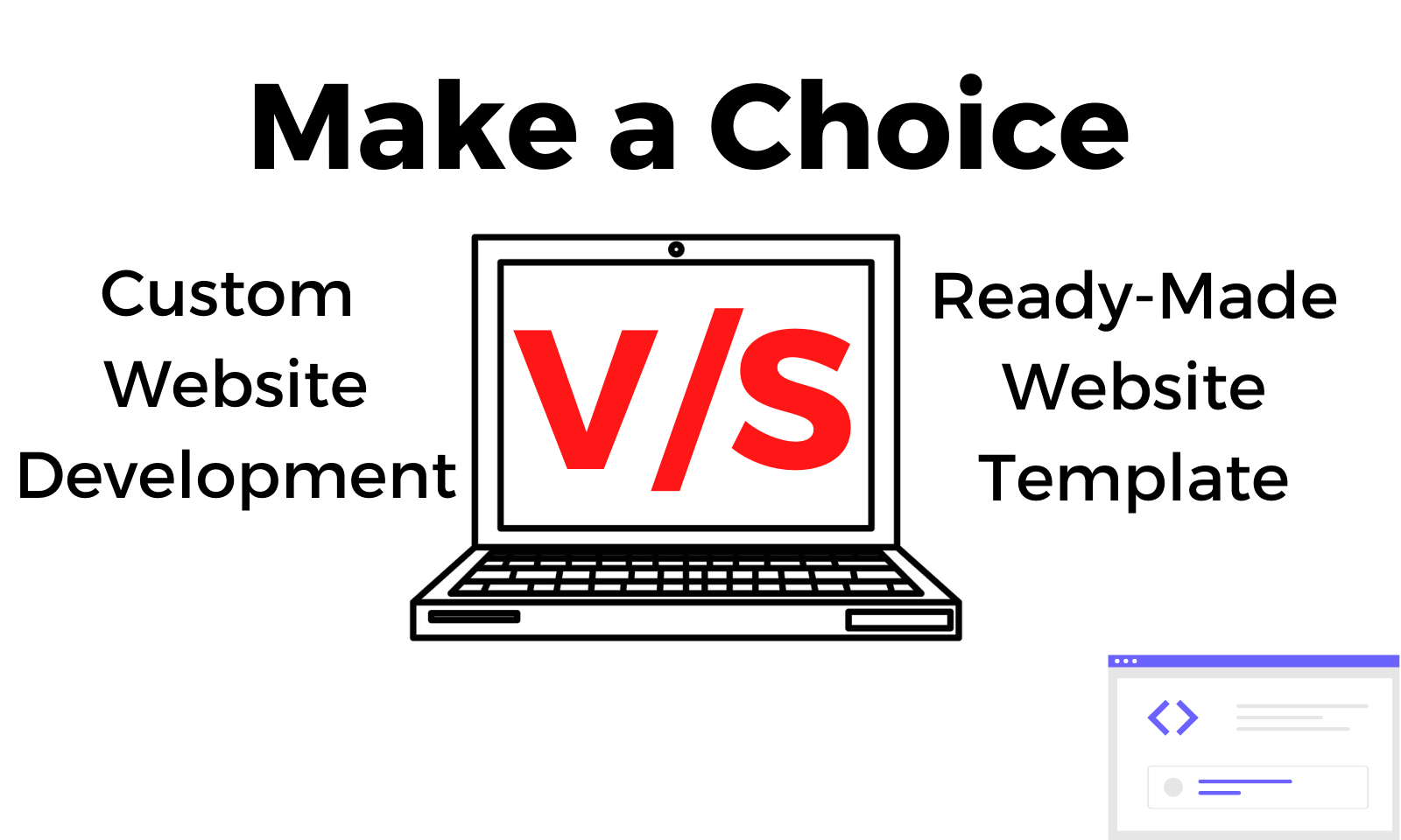 Custom Website Development V/S Ready Made Website Development