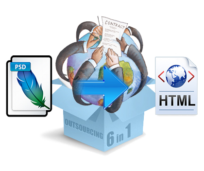 PSD to HTML Outsourcing