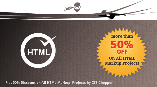 HTML projects Discount