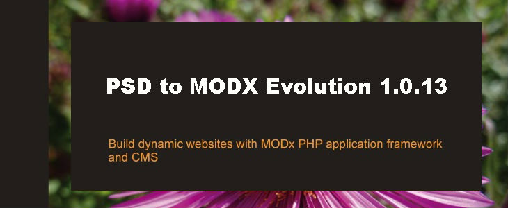 PSD to Modx Evolution