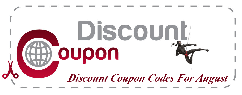 Special Discounts Coupon Codes For August