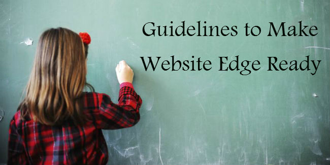 Guidelines to Make Website Edge Ready