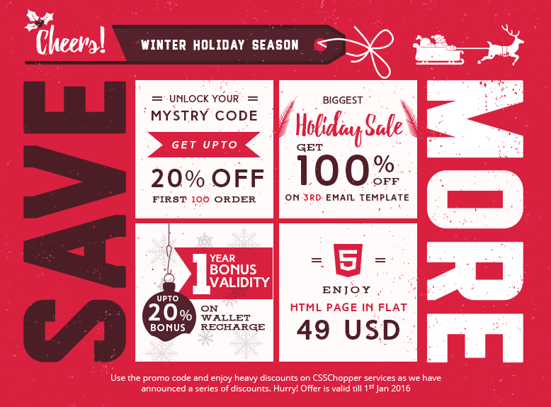 Christmas & New Year Discount at CSSChopper