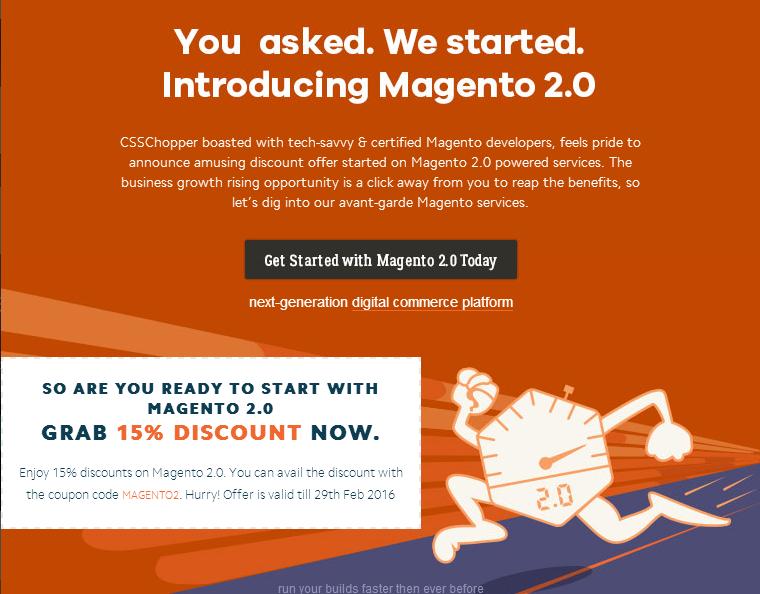 CSSChopper offer on Magento 2.0
