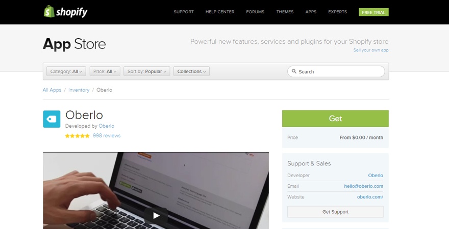 oberlo-shopify-app