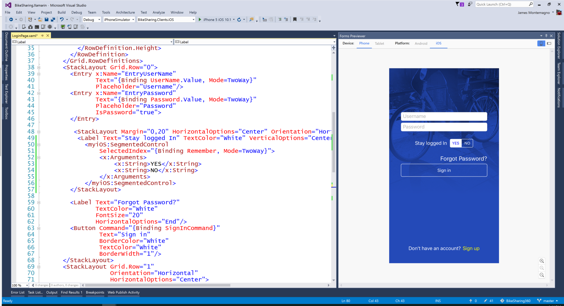 Visual studio xamarin