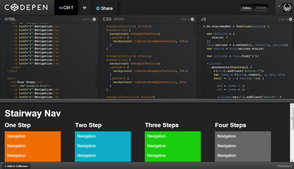 Codepen HTML Editor