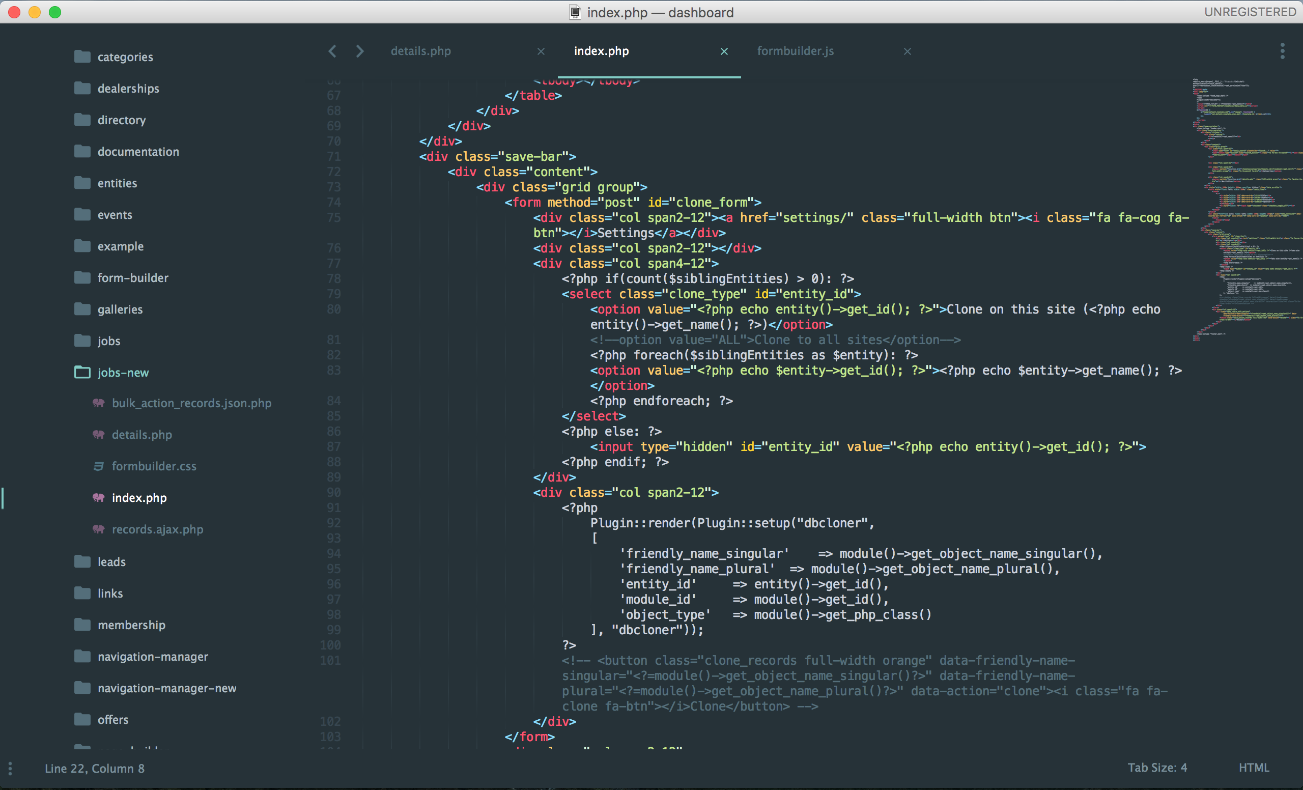 Sublime HTML text editor