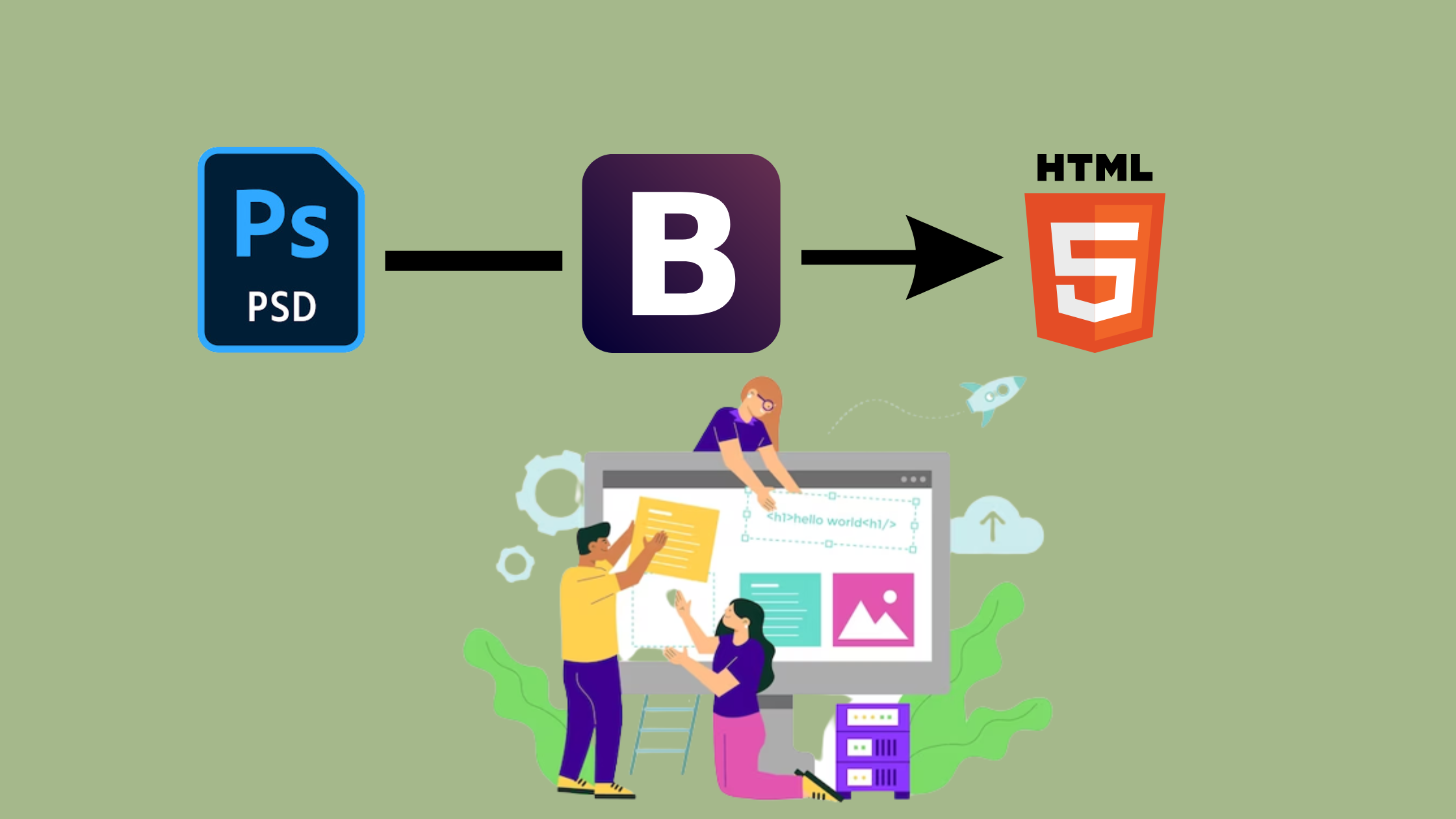 Bootstrap PSD to HTML conversion Framework