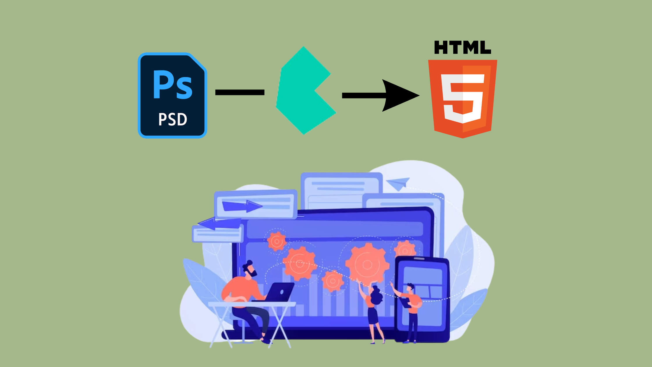 Bulma PSD to HTML conversion Framework