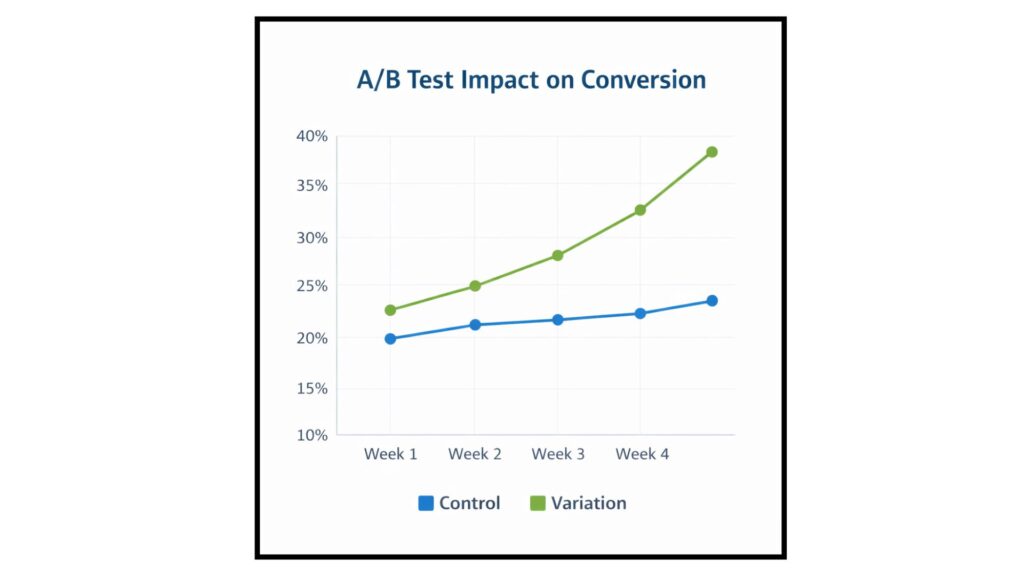 AB Test Impact on Conversion A/B Test Impact on Conversion