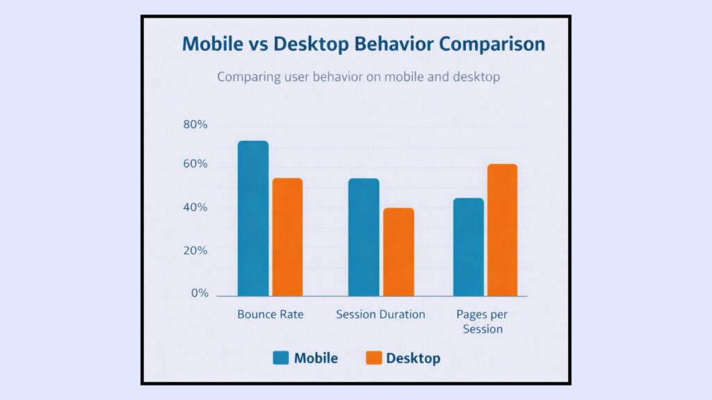 Mobile vs Desktop Behavior Mobile vs Desktop Behavior