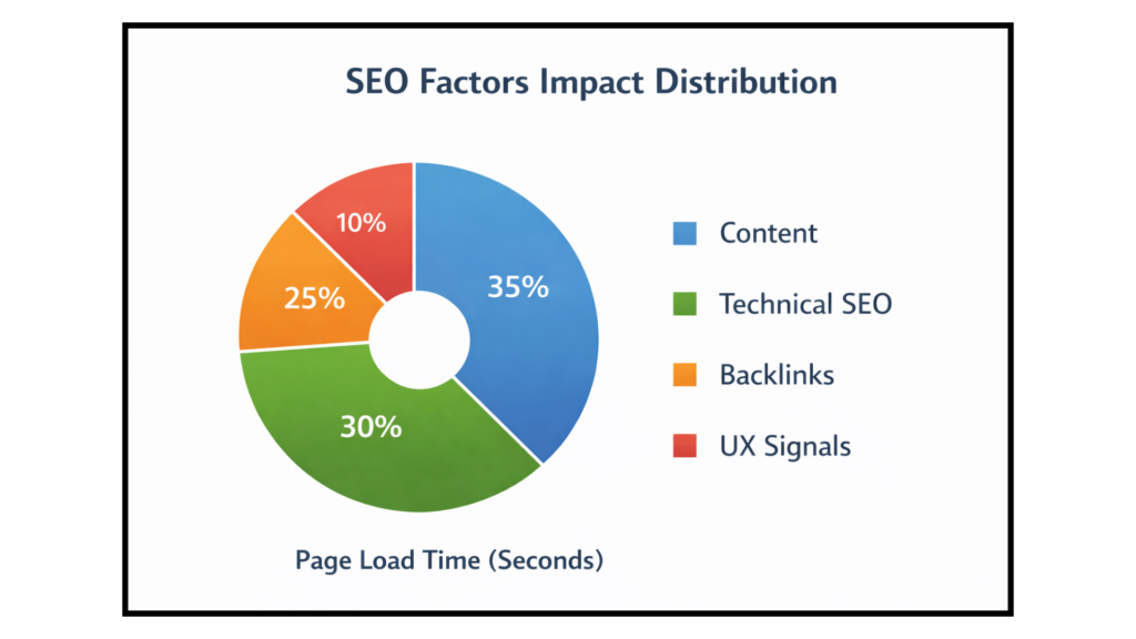 SEO Factors Impact Distribution (1) SEO Factors Impact Distribution