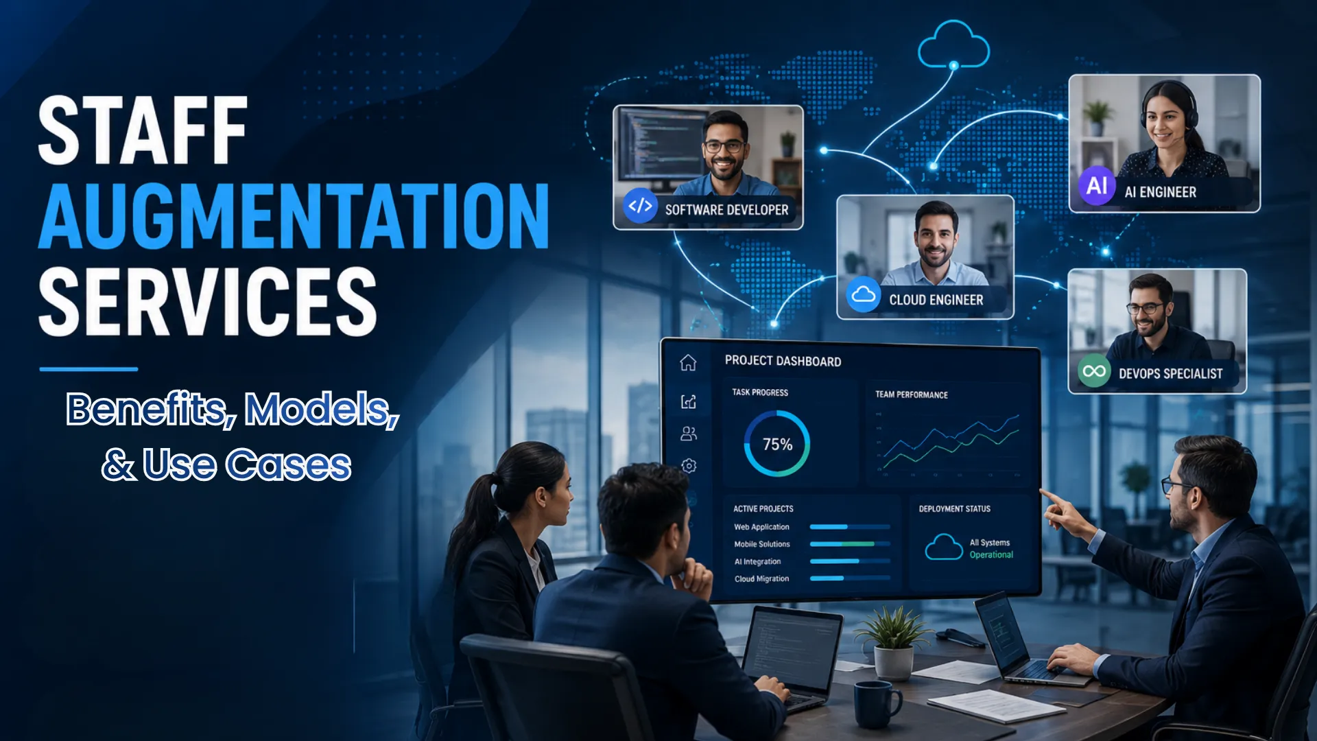 Staff Augmentation Services: Benefits, Models, Use Cases & Enterprise RoadmapStaff Augmentation Services: Benefits, Models, Use Cases & Enterprise Roadmap