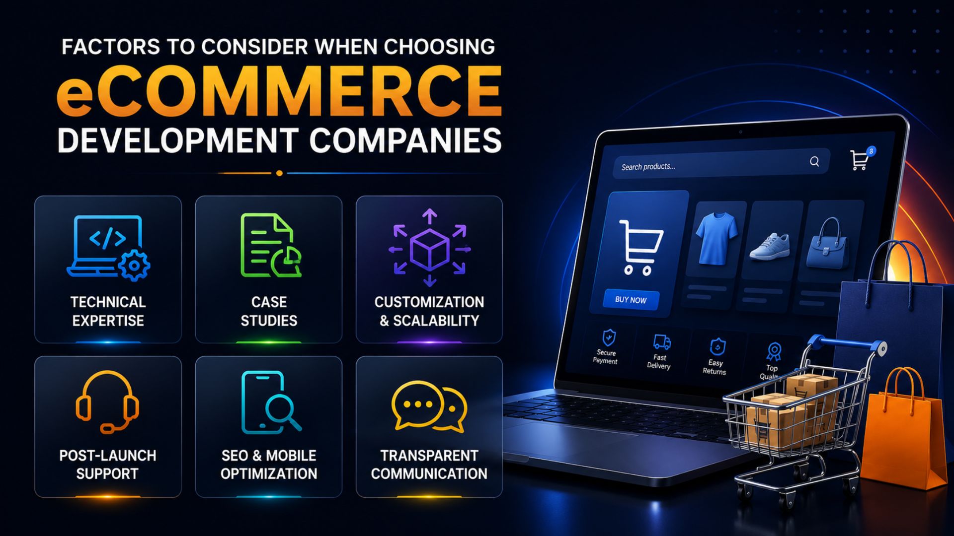 Factors to Consider When Choosing eCommerce Development Companies Factors to Consider When Choosing eCommerce Development Companies