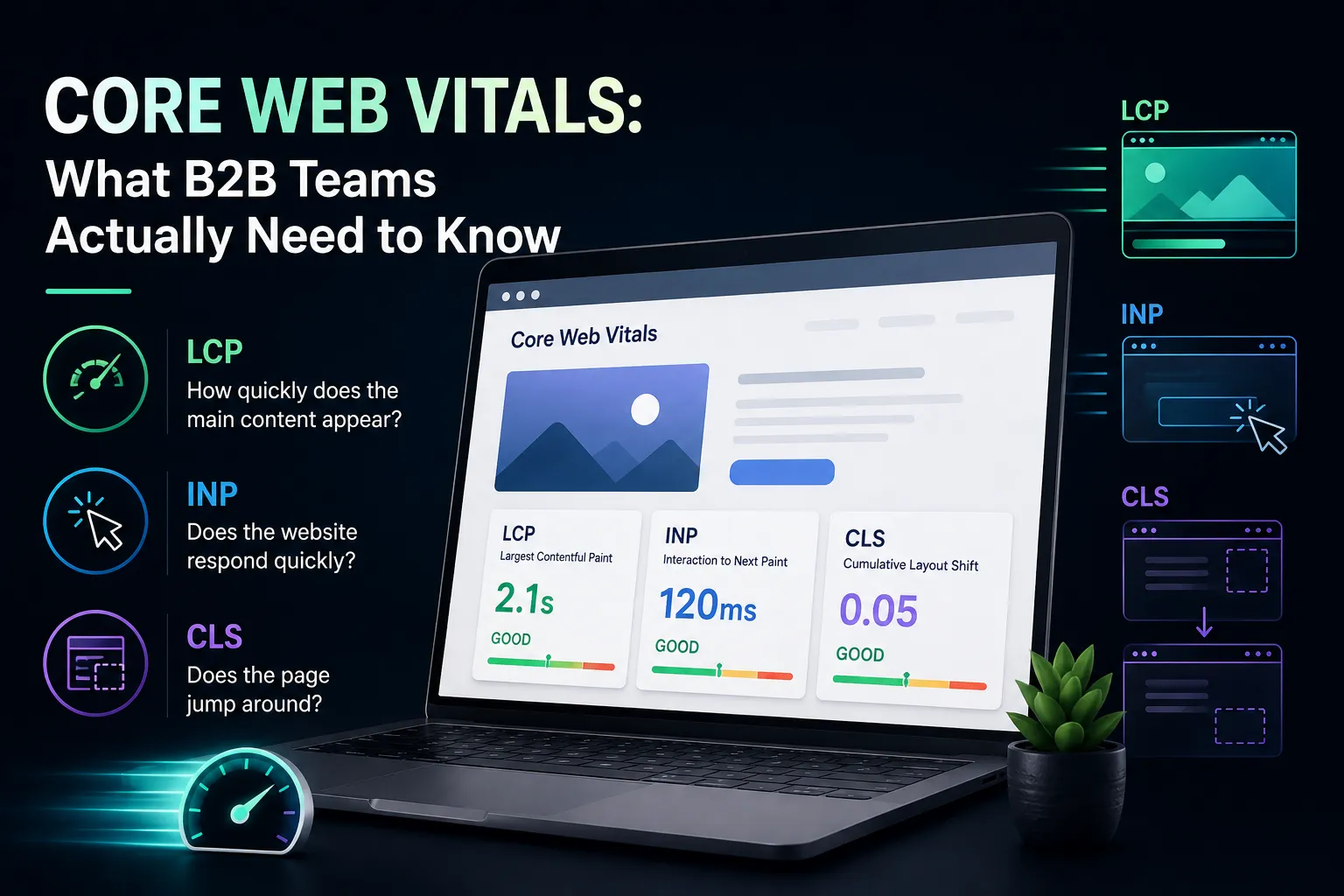Core Web Vitals: What B2B Teams Actually Need to Know Core Web Vitals: What B2B Teams Actually Need to Know